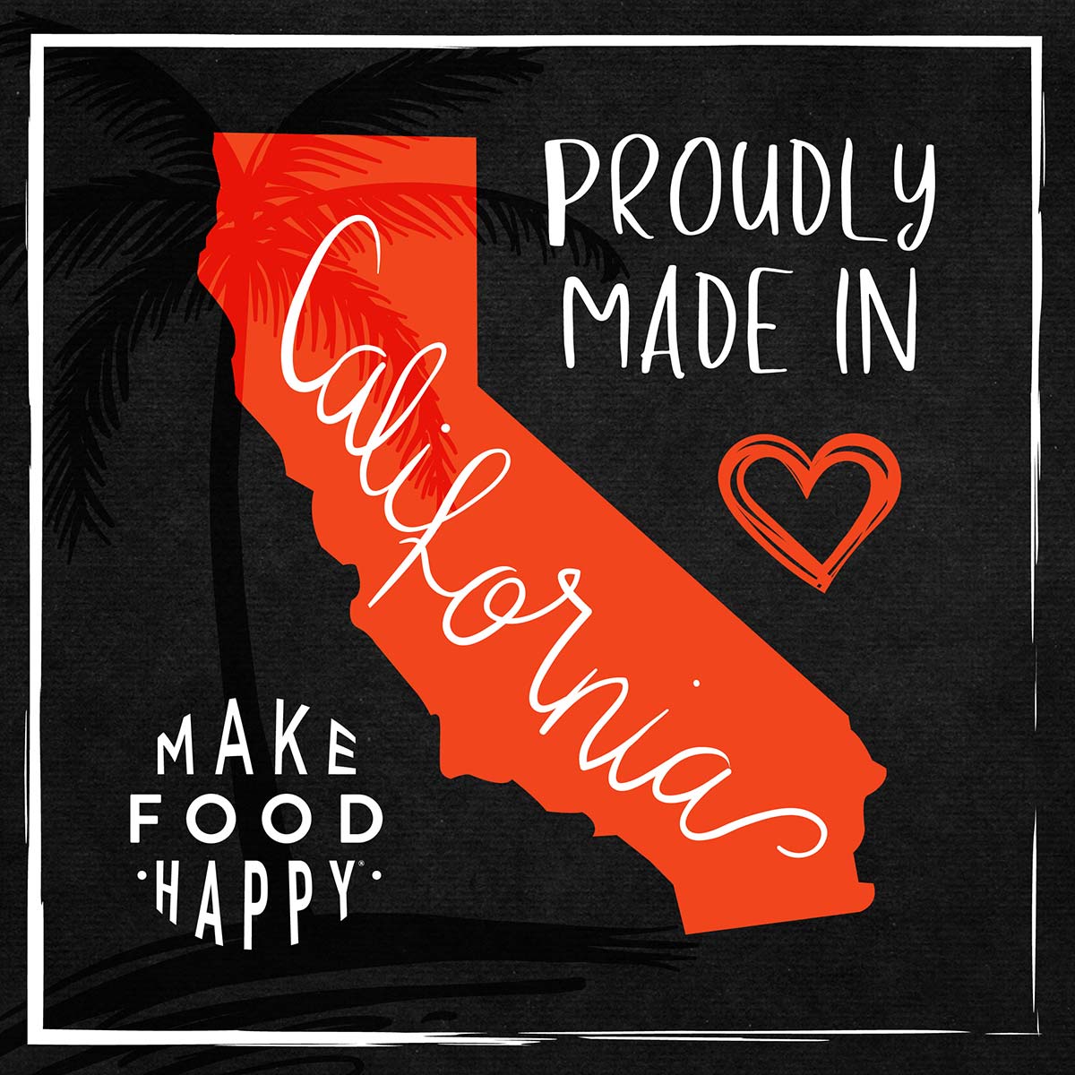 Illustrated Instagram Post for Make Food Happy